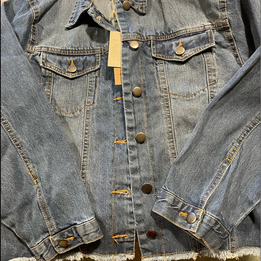 brand new jean jacket